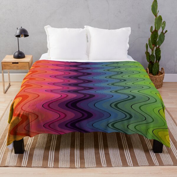Item preview, Rainbow waves pattern vertical designed and sold by WesternExposure.