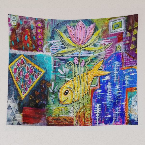 Item preview, Evening by the Pond designed and sold by mimulux.