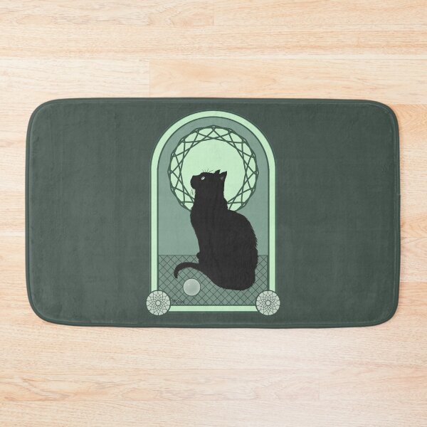 Item preview, Black Cat Noveau designed and sold by SavinArt.