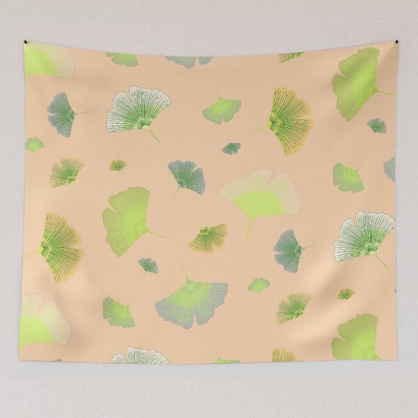 Aperçu de l'œuvre Couleurs pastel Ginkgo biloba créée et vendue par Emi Yañez.