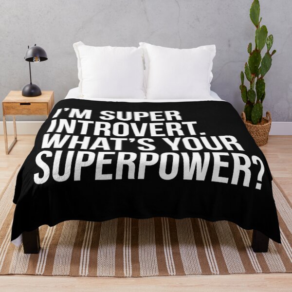 Item preview, Soy super introvertida. ¿Cuál es tu superpoder? (En blanco) designed and sold by xdangerline.