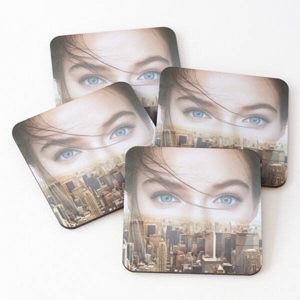 Item preview, DOUBLE EXPOSURE FEMALE PORTRAIT designed and sold by KachaniArt.