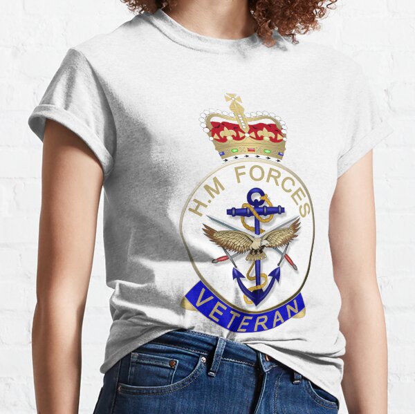 HM FORCES VETERAN ABZEICHEN. BRITISH VETERAN. Classic T-Shirt