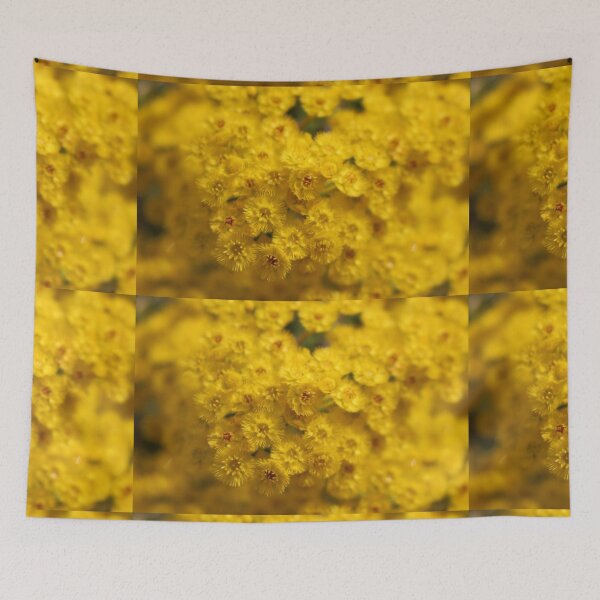 Item preview, yellow haze of flowers designed and sold by Matat Lipsky.