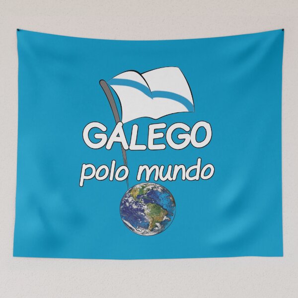Item preview, Galician around the world with Galician flag designed and sold by Galitenda.