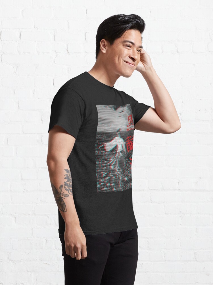 Alternate view of Black Dragon River Music-Girl In The Fields Classic T-Shirt