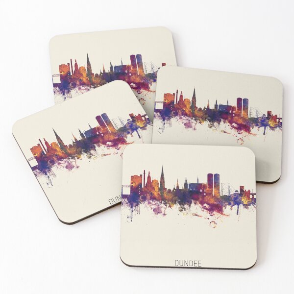Item preview, Dundee Scotland Skyline designed and sold by ArtPrints.