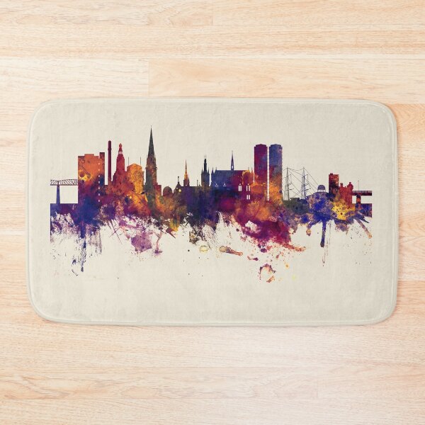 Item preview, Dundee Scotland Skyline designed and sold by ArtPrints.