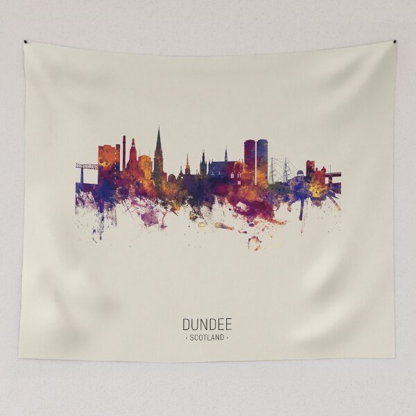Item preview, Dundee Scotland Skyline designed and sold by ArtPrints.