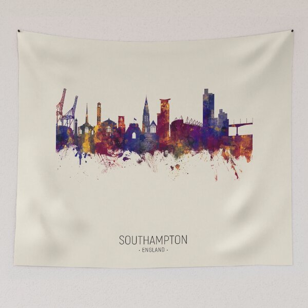 Item preview, Southampton England Skyline designed and sold by ArtPrints.