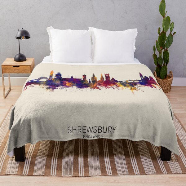 Item preview, Shrewsbury England Skyline designed and sold by ArtPrints.