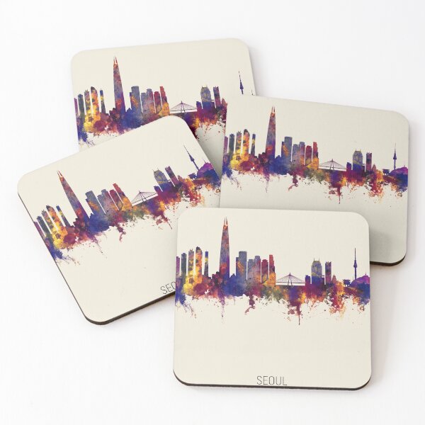 Item preview, Seoul Skyline South Korea designed and sold by ArtPrints.