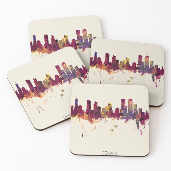 Item preview, Denver Colorado Skyline designed and sold by ArtPrints.