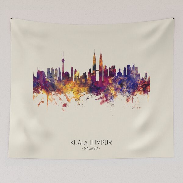 Item preview, Kuala Lumpur Malaysia Skyline designed and sold by ArtPrints.