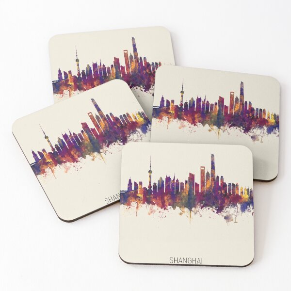 Item preview, Shanghai China Skyline designed and sold by ArtPrints.
