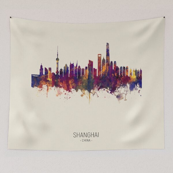 Item preview, Shanghai China Skyline designed and sold by ArtPrints.