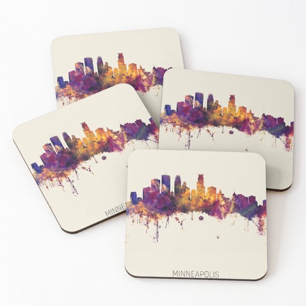 Artikelvorschau, Minneapolis Minnesota Skyline entworfen und verkauft von ArtPrints.