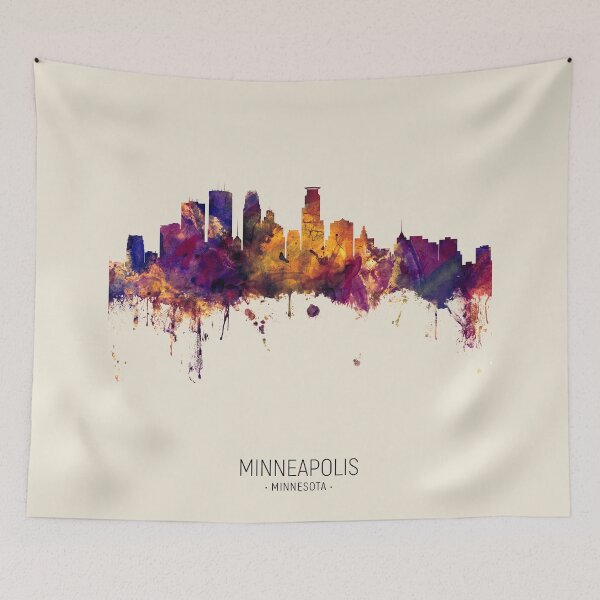 Artikelvorschau, Minneapolis Minnesota Skyline entworfen und verkauft von ArtPrints.