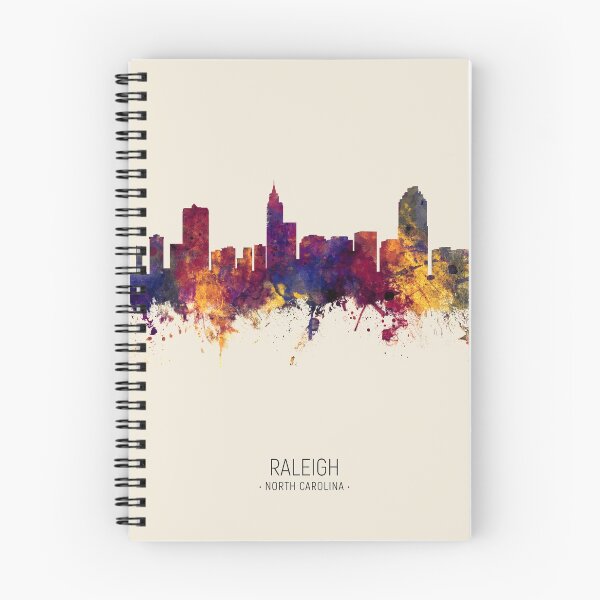 Item preview, Raleigh North Carolina Skyline designed and sold by ArtPrints.
