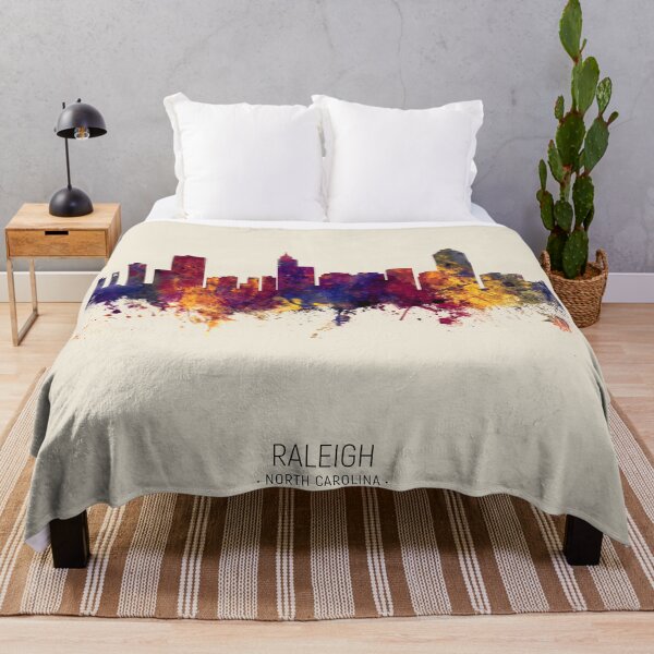 Item preview, Raleigh North Carolina Skyline designed and sold by ArtPrints.