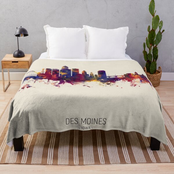 Item preview, Des Moines Iowa Skyline designed and sold by ArtPrints.