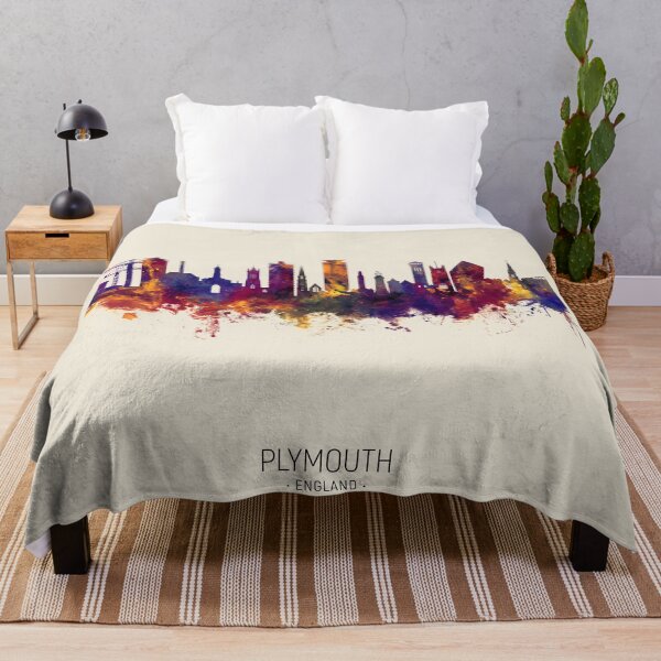 Item preview, Plymouth England Skyline designed and sold by ArtPrints.