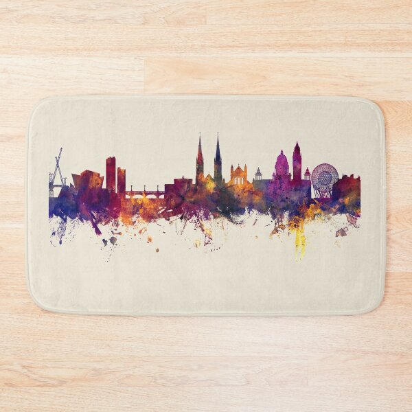 Item preview, Belfast Northern Ireland Skyline designed and sold by ArtPrints.