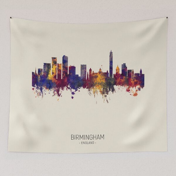 Item preview, Birmingham England Skyline designed and sold by ArtPrints.
