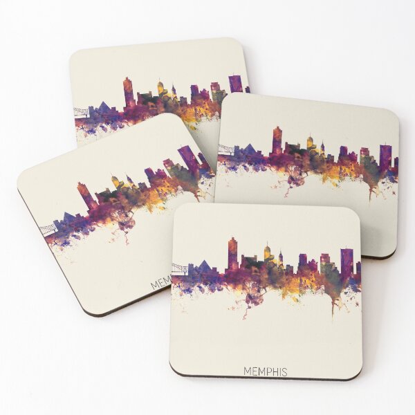 Item preview, Memphis Tennessee Skyline designed and sold by ArtPrints.