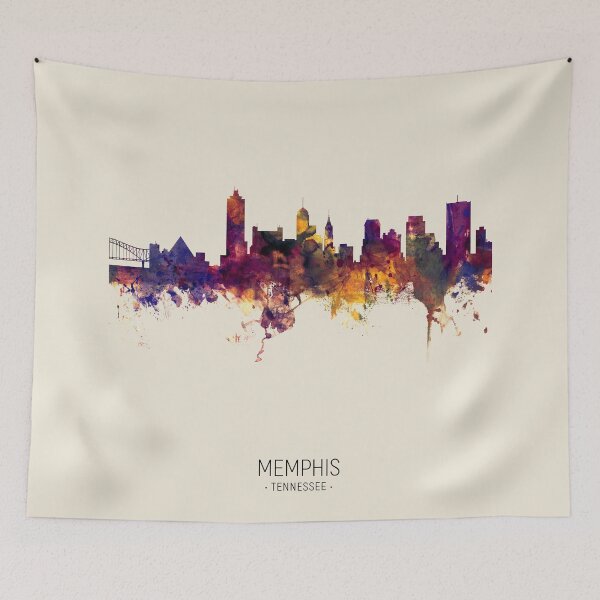 Item preview, Memphis Tennessee Skyline designed and sold by ArtPrints.