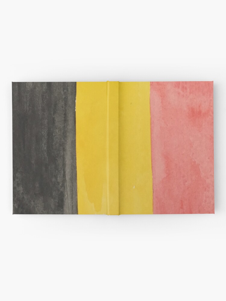 Alternate view of Belgium National Flag  BelgianTricolore Black, Yellow and Red Hardcover Journal
