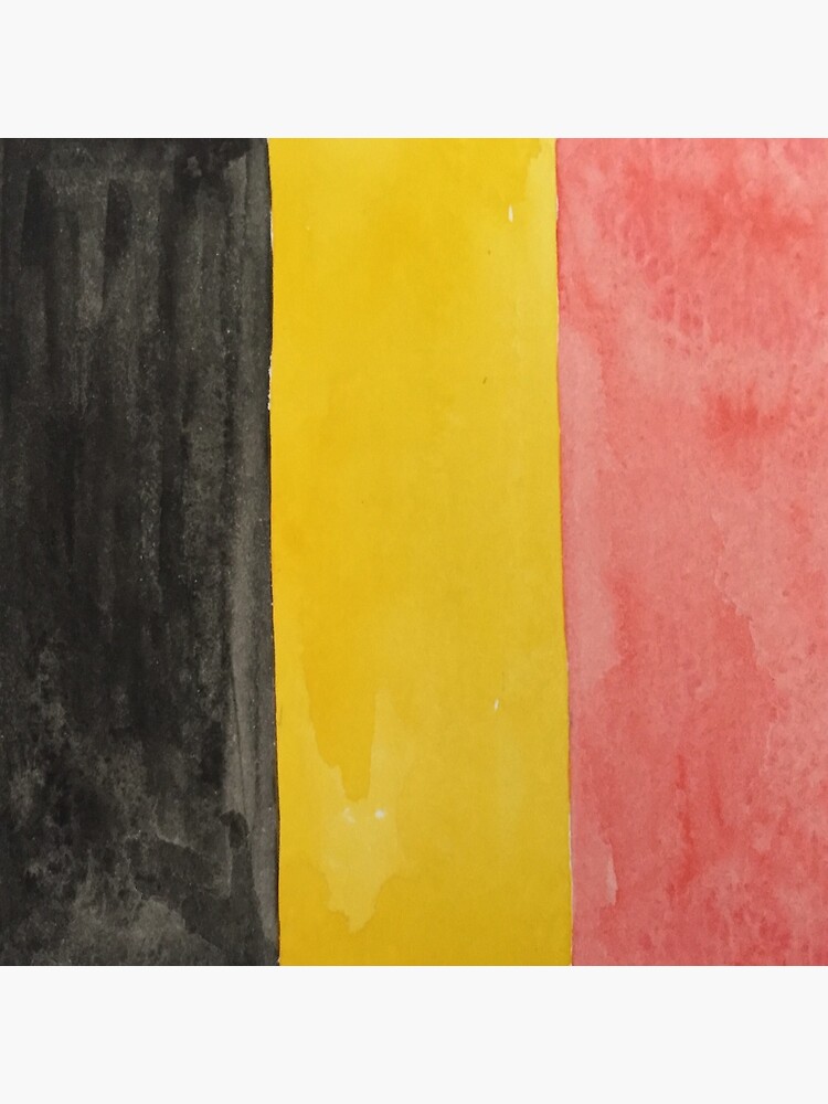 belgium-national-flag-belgiantricolore-black-yellow-and-red-poster