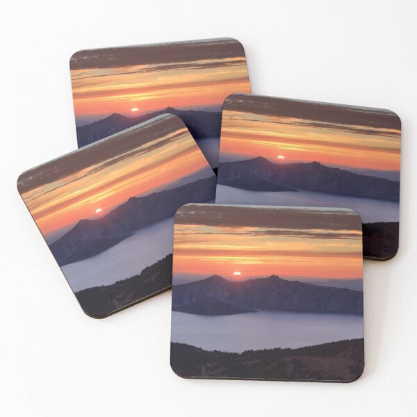 Item preview, Sunset on Crater Lake National Park, Oregon designed and sold by Daniel Arthur Brown Photography.