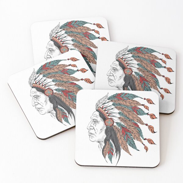 Item preview, Native American Indian chief designed and sold by yourworldusa.