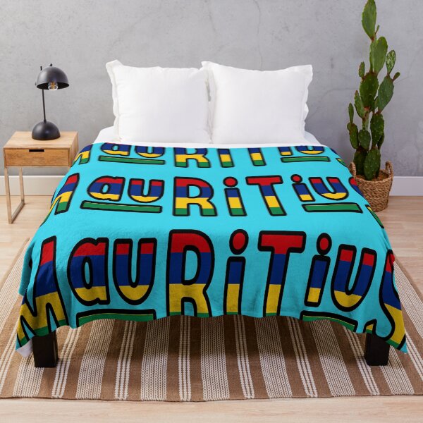 Item preview, Mauritius Font with Mauritian Flag designed and sold by Havocgirl.