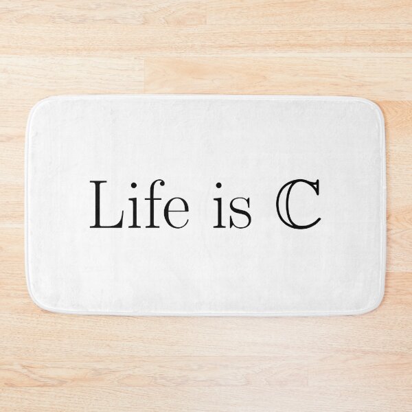 Item preview, Life is Complex Logo designed and sold by MathShirts.