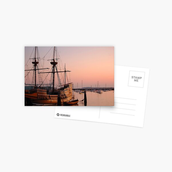 Mayflower at Sunrise Postcard
