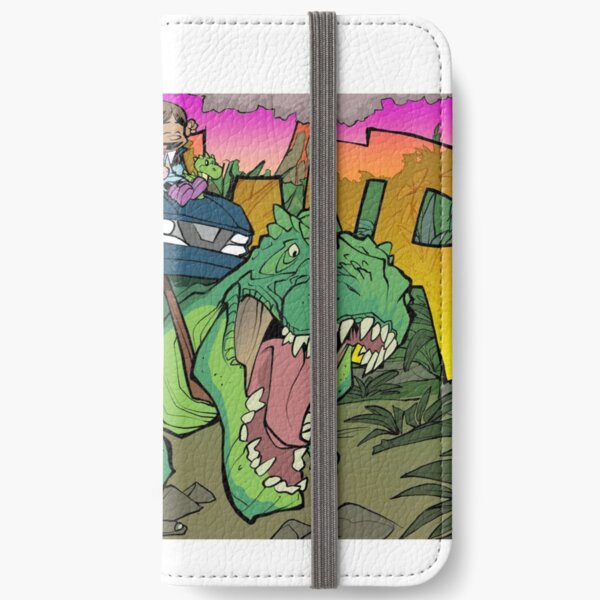 Riding a T-Rex! iPhone Wallet