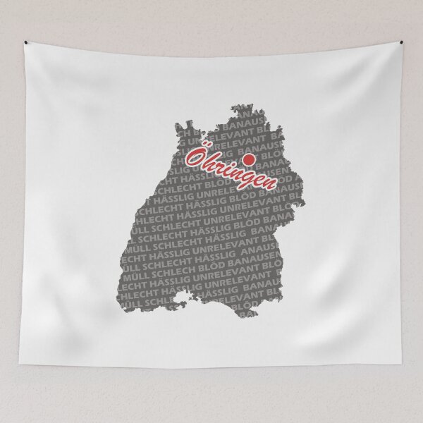 Item preview, Öhringen Baden-Württemberg map designed and sold by H1GA.