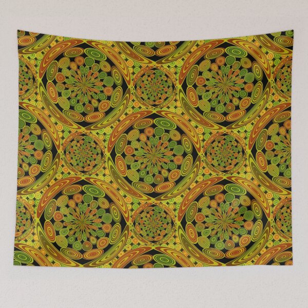 Item preview, Brown and green circles designed and sold by Gaspar Avila.