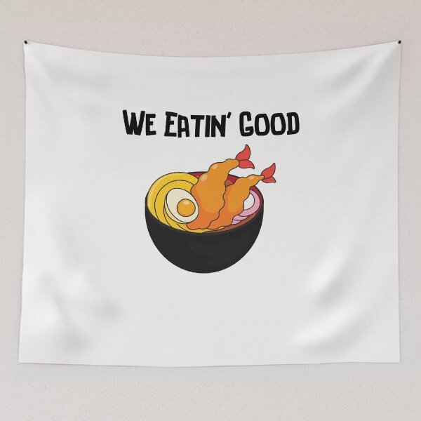 Item preview, we eatin' good, I'm a fat man  designed and sold by GrasslandDesign.