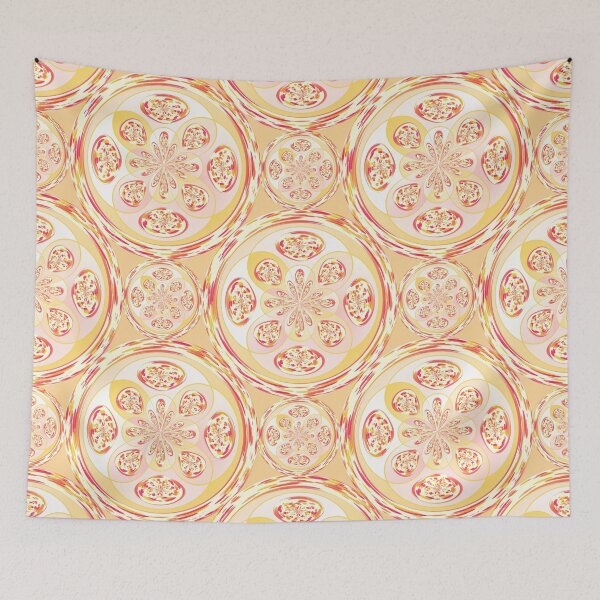 Item preview, Geometric pizza pattern designed and sold by Gaspar Avila.