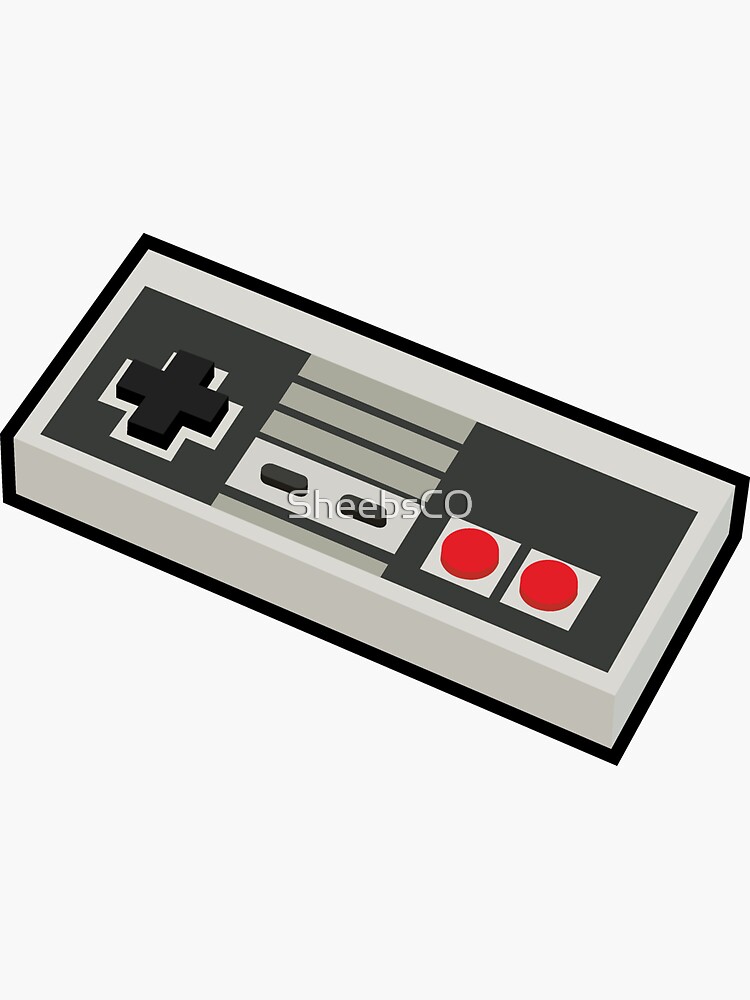Thumbnail 3 of 3, Sticker, Classic Controller designed and sold by SheebsCO.