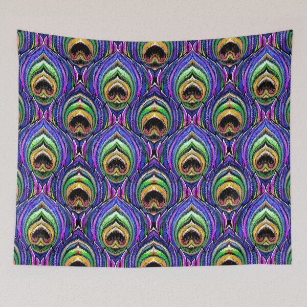 Item preview, vivid peacock feather designed and sold by beesocks.