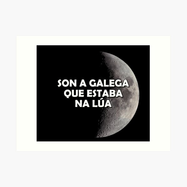Son a galega que estaba na lúa - versión 1 Lámina artística