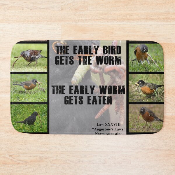 Item preview, The Early Bird Gets the Worm designed and sold by Montage-Madness.