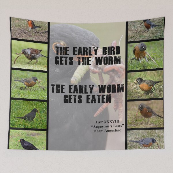 Item preview, The Early Bird Gets the Worm designed and sold by Montage-Madness.