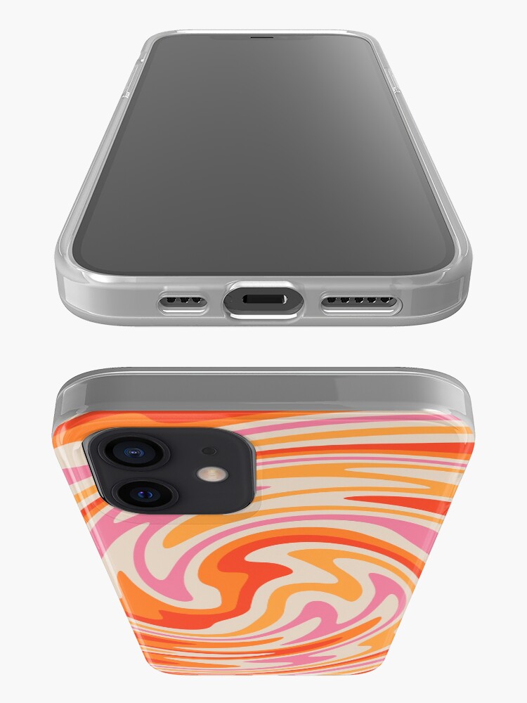 Alternate view of 70s Retro Swirl Color Abstract iPhone Case & Cover