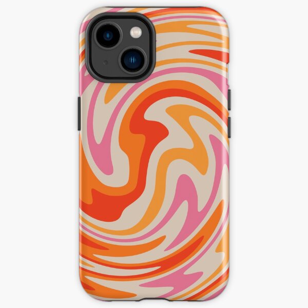 70er Jahre Retro Swirl Color Abstract iPhone Robuste Hülle