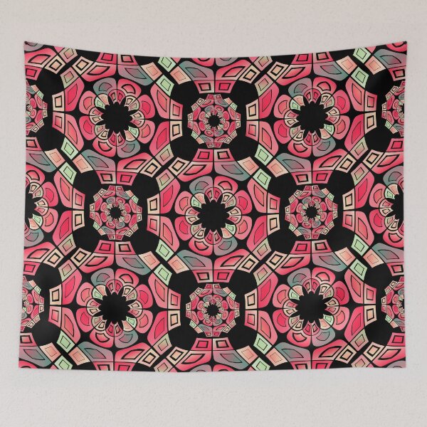 Item preview, Geometric tribal pattern designed and sold by Gaspar Avila.